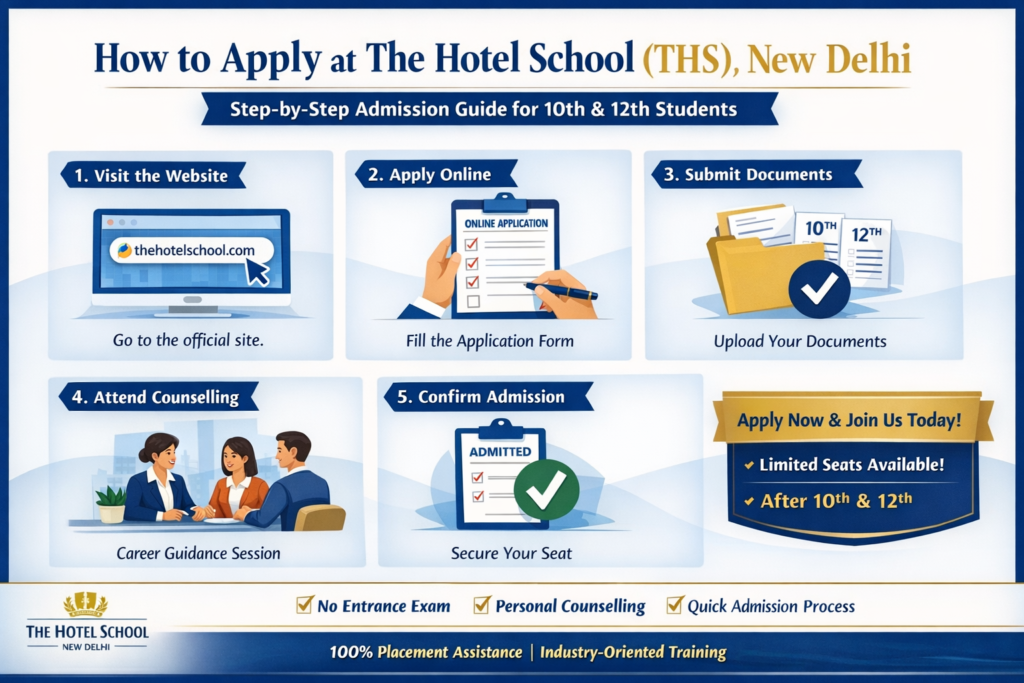 How to Apply for Hotel Management Course | The Hotel School Delhi